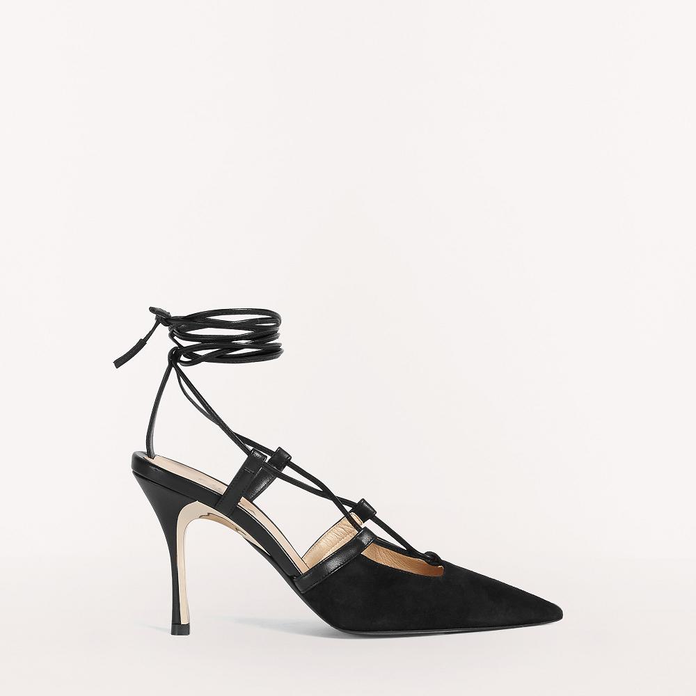 Furla Code Sandals Black Women South Africa WY1098547